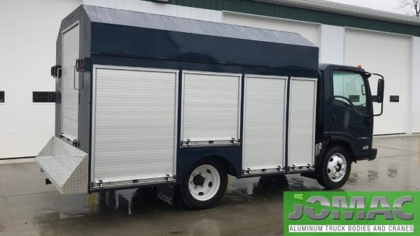 custom truck body aluminum enclosed
