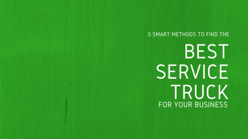 find the best service truck banner
